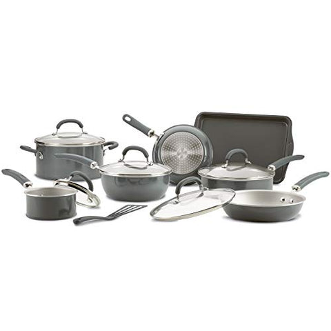 Rachael Ray oven-safe to 400°F supports finishing dishes in the oven.