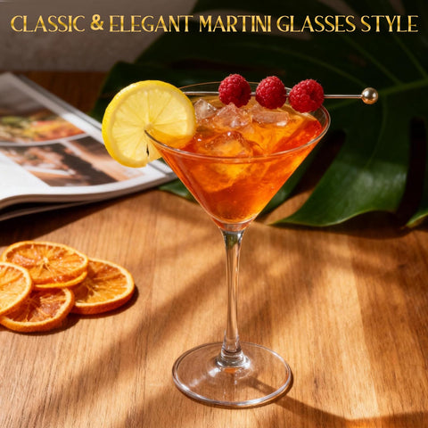 RACOBOT 6-ounce capacity ideal for classic martinis and espresso martinis