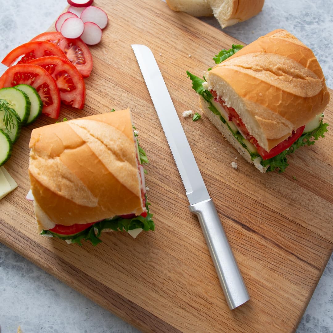RADA bread knife in kitchen setting ready for daily bread prep