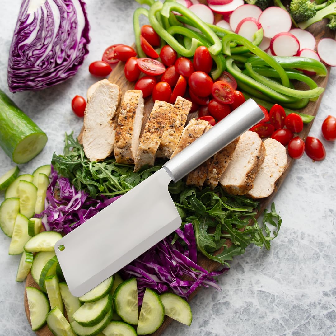 RADA Chef’s Dicer Knife stir-fry veggies illustrating versatile prep
