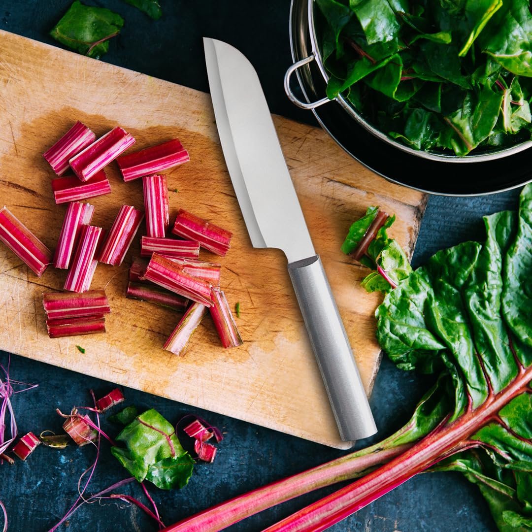 RADA Cook's Knife features brushed aluminum handle and durable grip