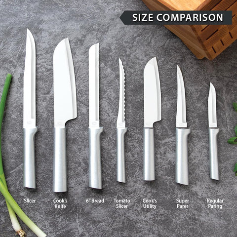 RADA Cook's Knife with silver handle proudly made in the USA