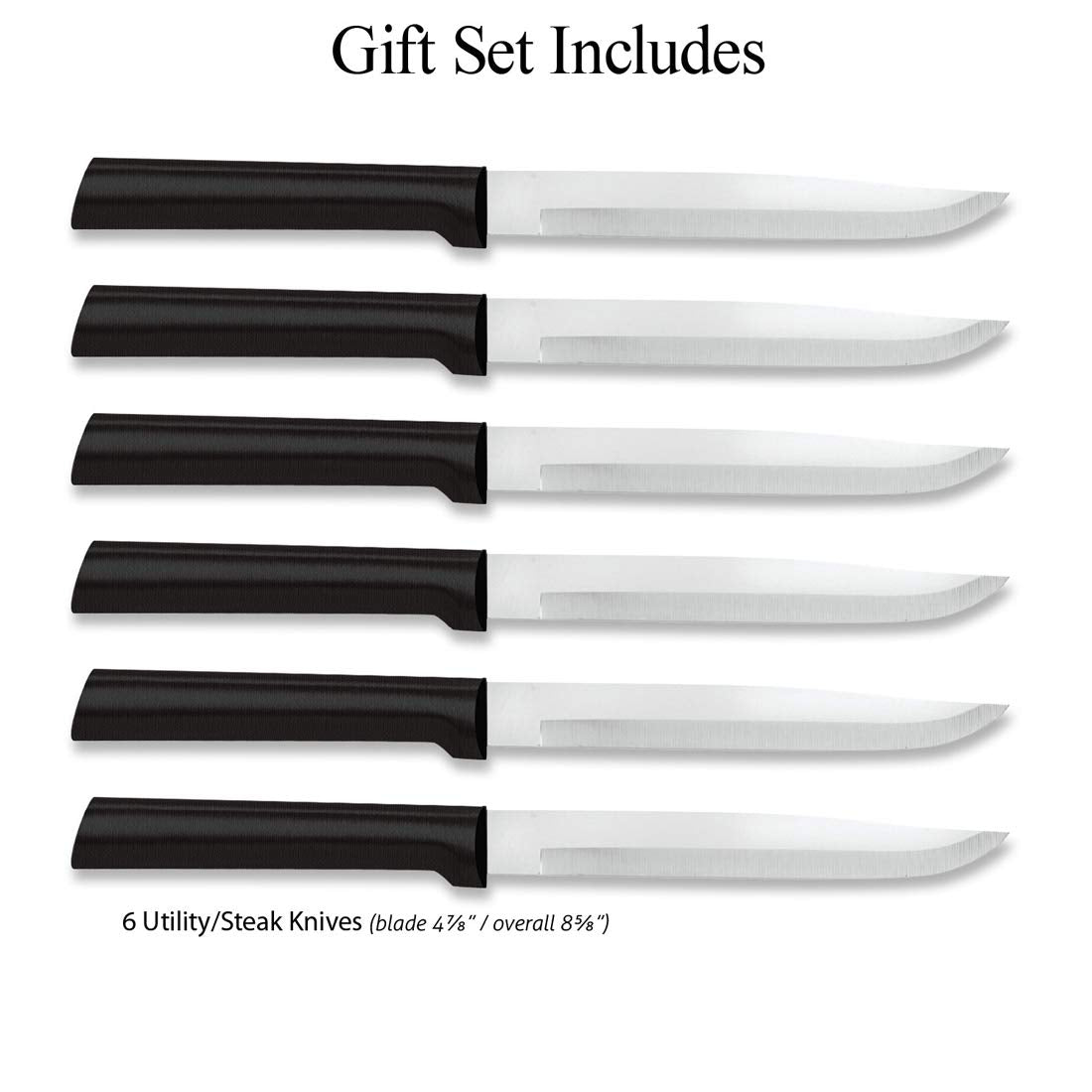 RADA knives with hollow-ground blades offering sharp edges for everyday prep.