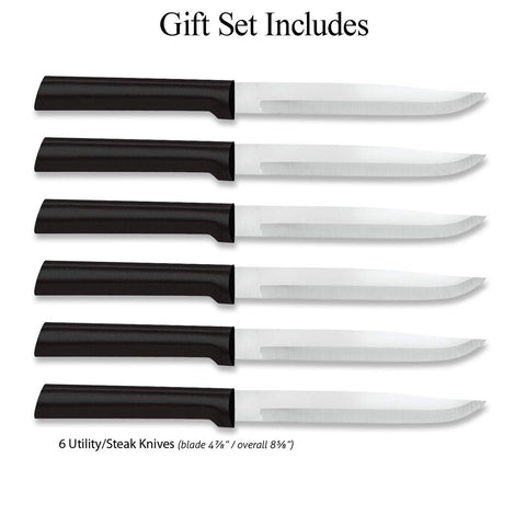RADA knives with hollow-ground blades offering sharp edges for everyday prep.