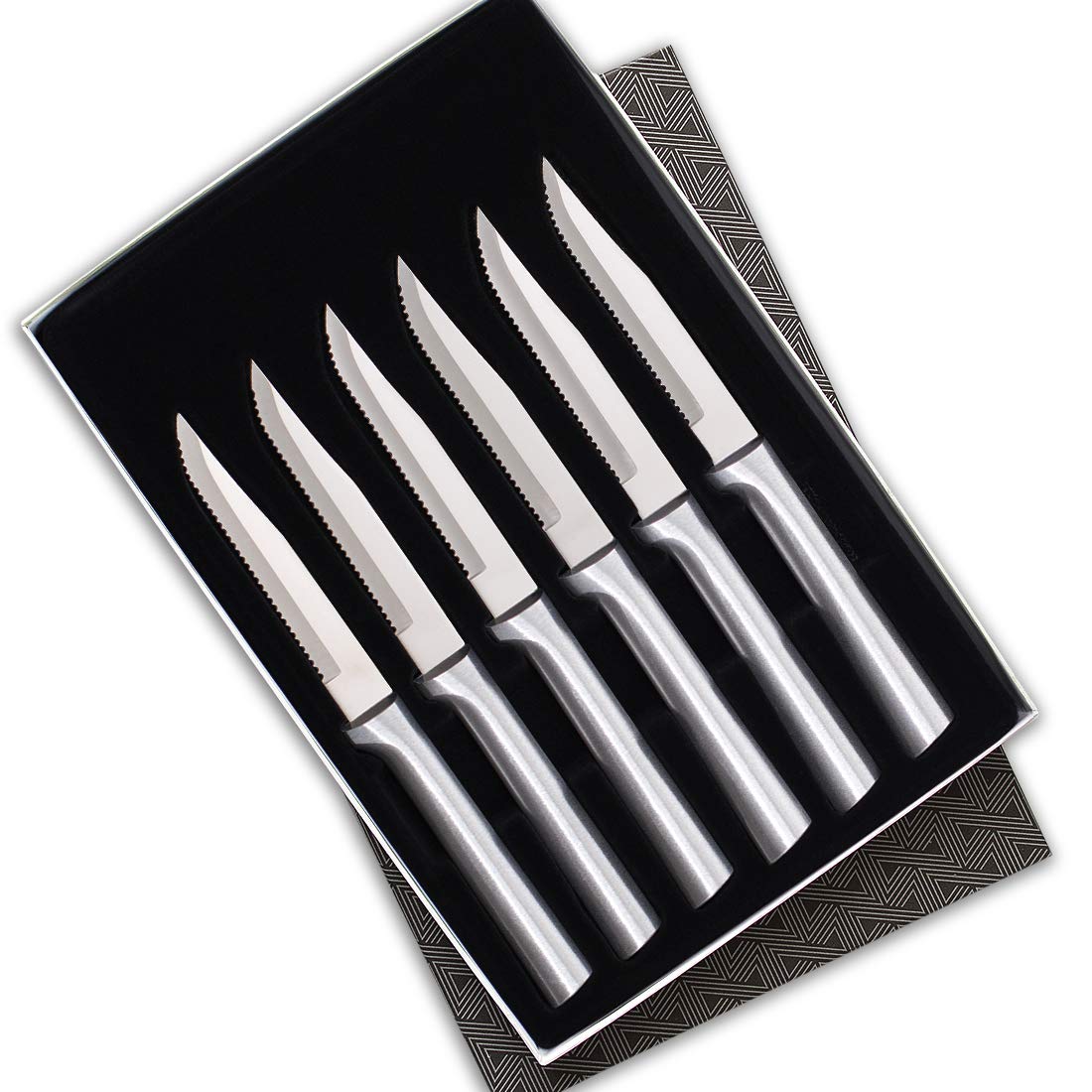 RADA S6S knife-set pack with serrated blades for smooth meat slicing