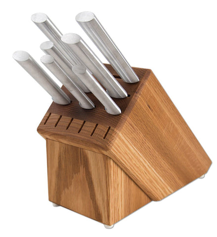 RADA Essential Oak Block showing durable knife storage for easy access
