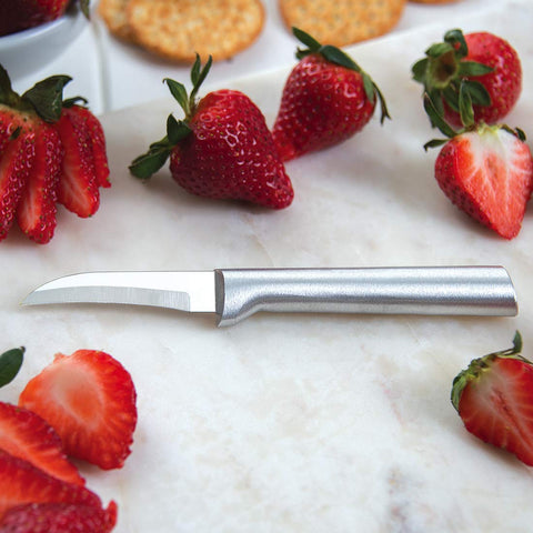 RADA Granny Paring Knife with satin aluminum handle for long lasting use