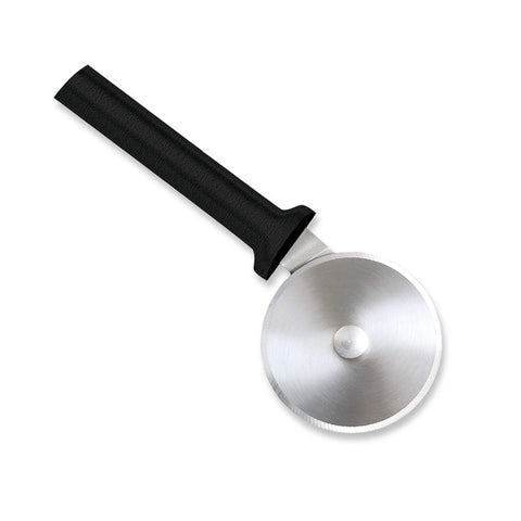 RADA pizza cutter handle close-up showing durable ergonomic grip for smooth slicing.