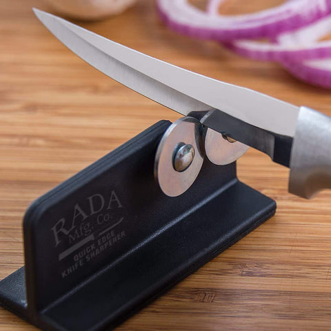 Rada Quick Edge Sharpener straight blade use for hunting and fillet knives