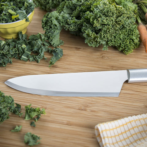 RADA S57 brushed aluminum handle for comfortable grip and balance