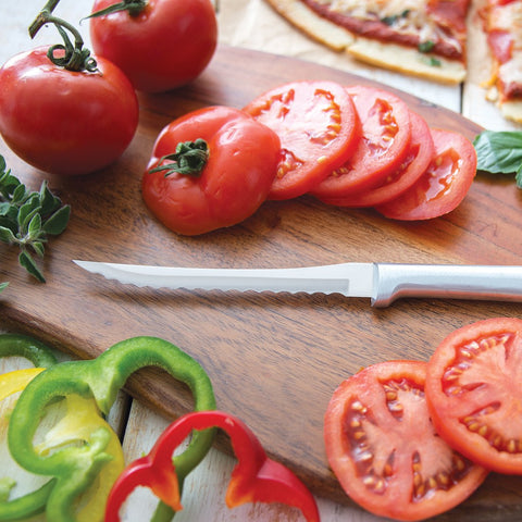 RADA Tomato Slicer cleanly slices ripe tomatoes