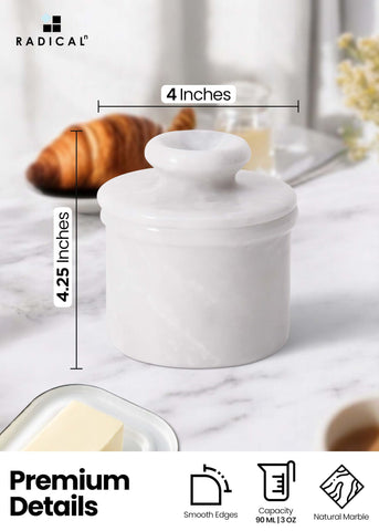 Radicaln butter keeper packaged for gift
