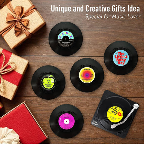 RADIXIUM coasters protect furniture from heat and moisture with retro flair.