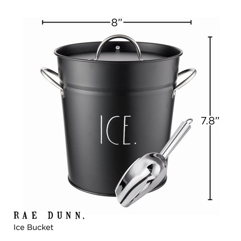 Stainless steel Rae Dunn ice bucket adds durable style to home bar