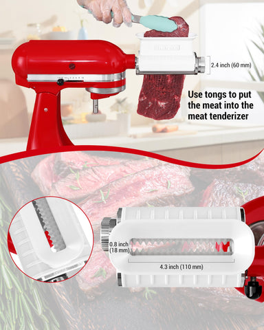 RAF BAR three-setting knob enables precise meat tenderness control.