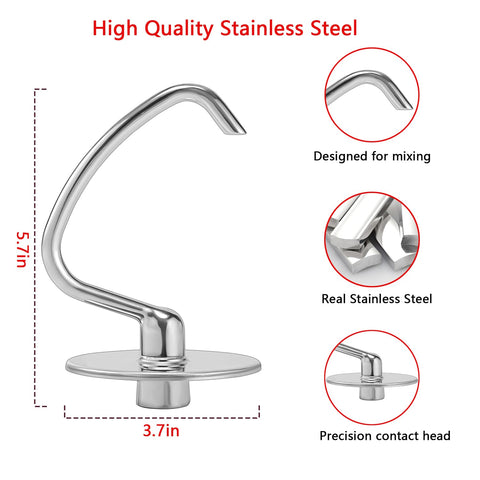 RAFBAR mirror-finish hook cleans easily leaving less mess