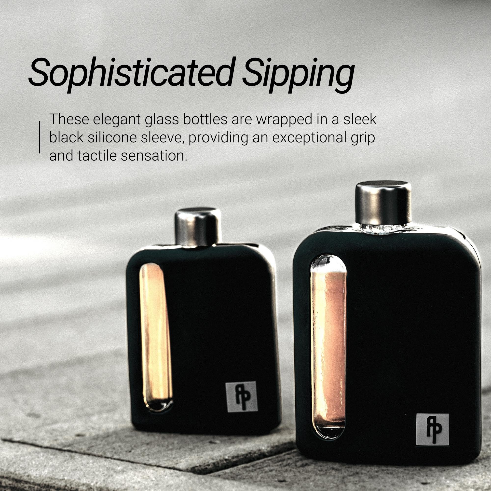 Ragproper flask lid with cork liner provides leakproof seal for travel