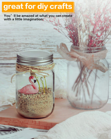Rainforce dishwasher-safe glass jars simplify cleanup after use.