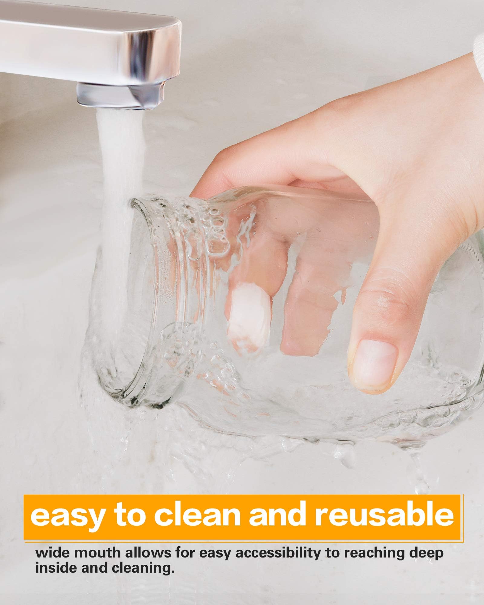 Rainforce jars support eco-friendly meal prep and crafts with sturdy glass.
