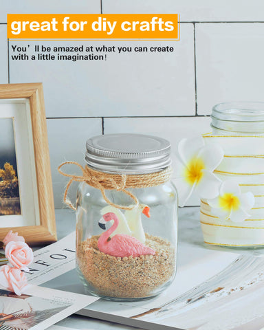 Rainforce mason jar for crafts and favors offers decorative versatility