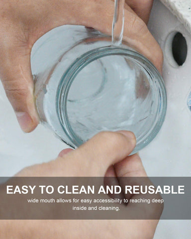 Rainforce regular-mouth opening eases filling and cleaning
