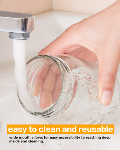 Rainforce regular-mouth opening enables easy filling and thorough cleaning after use
