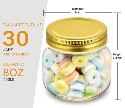 Rainforce small pantry storage jar on a shelf for compact organization.