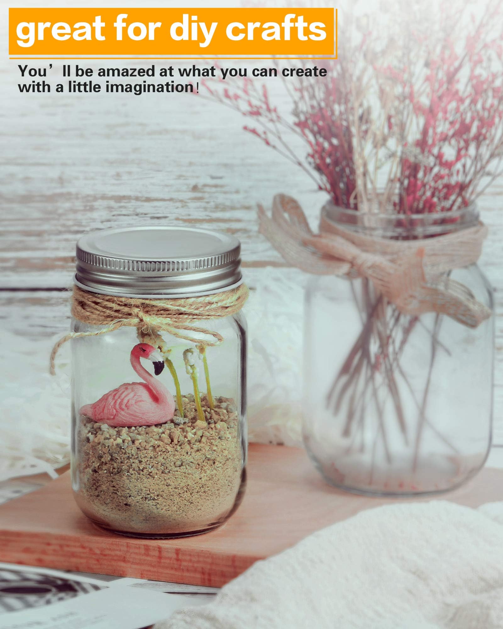 Rainforce spice storage jar keeps pantry organized with wide mouth for easy filling.