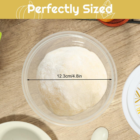Rainmae stackable dough trays save fridge space and prevent sticking.