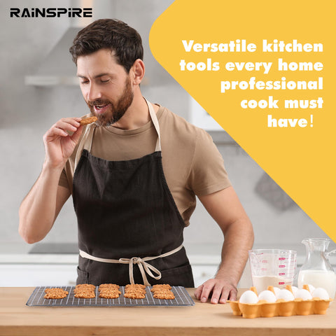 Rainspire elevated airflow rack enhances airflow for faster, more uniform cooling.