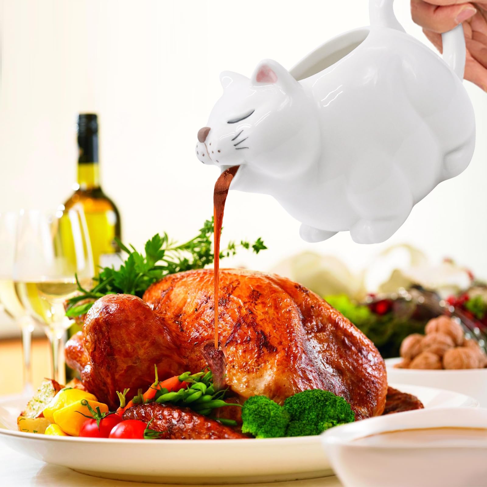 RAISLY cat gravy boat gift-ready packaging emphasizes safe transit and gifting.