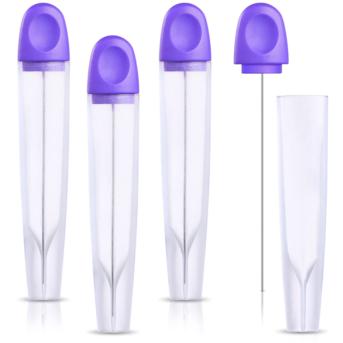 Raiten four-piece cake tester set with cover for clean doneness checks