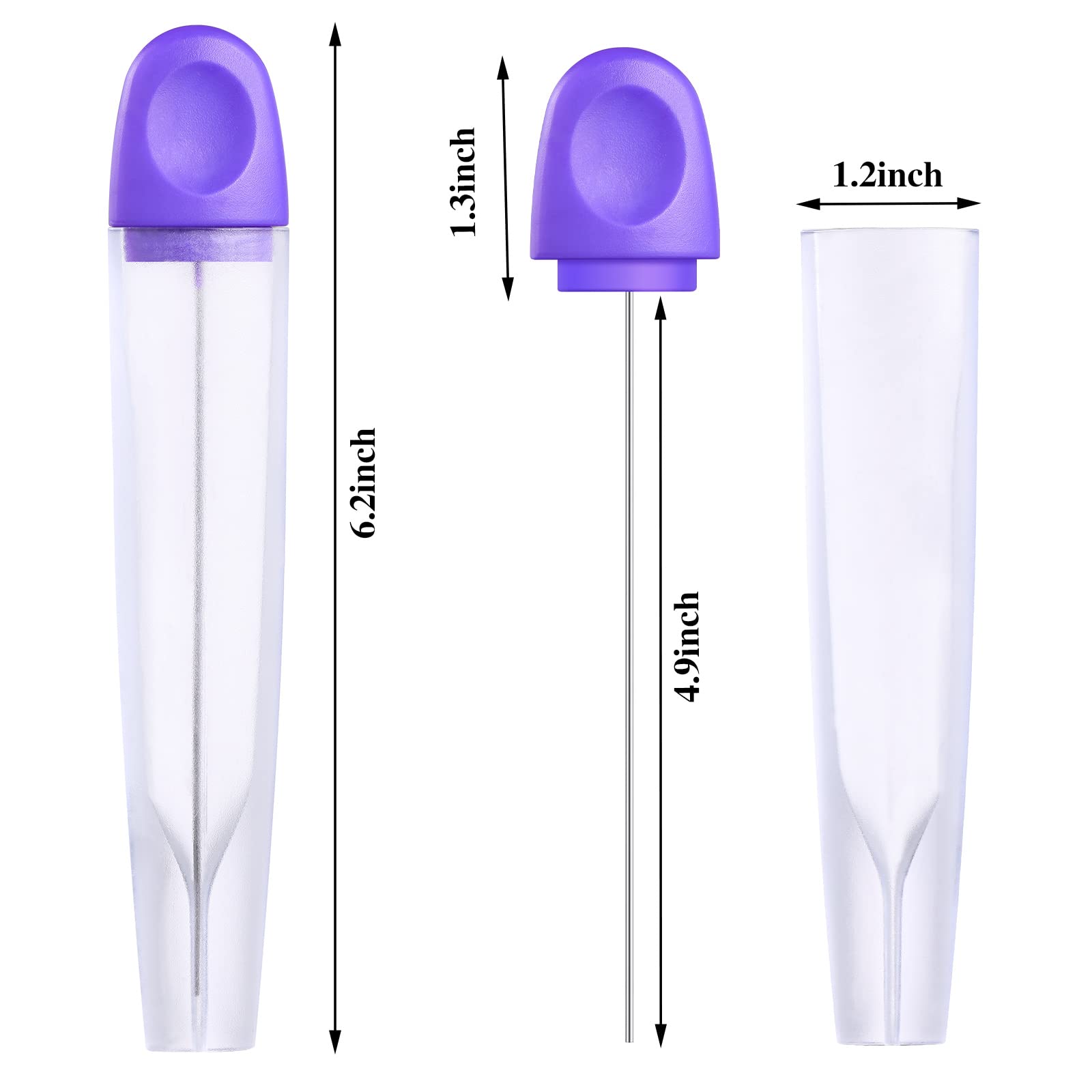 Raiten stainless steel cake tester with cover, durable and reusable