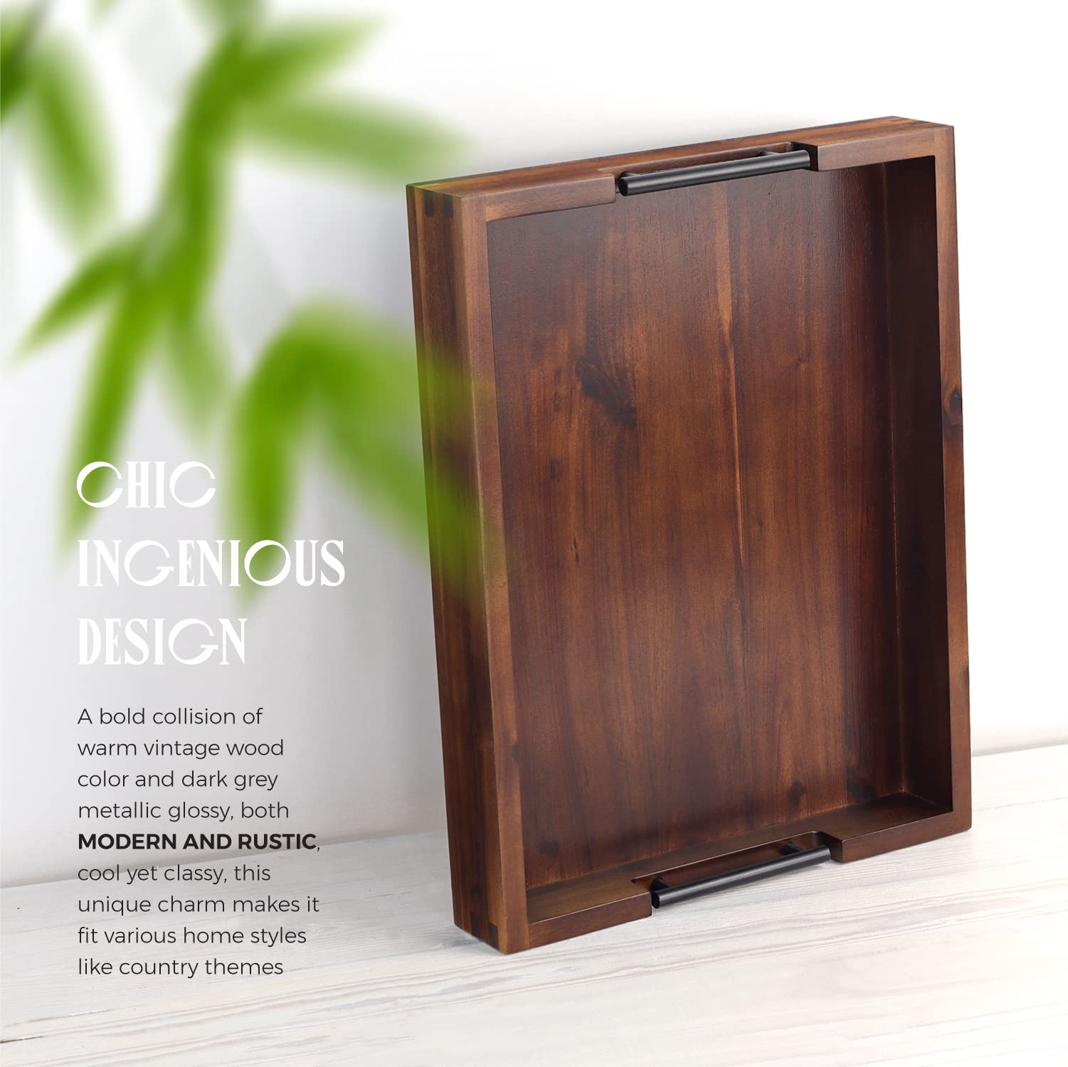 RAKYTO ottoman tray easy to clean with a damp cloth