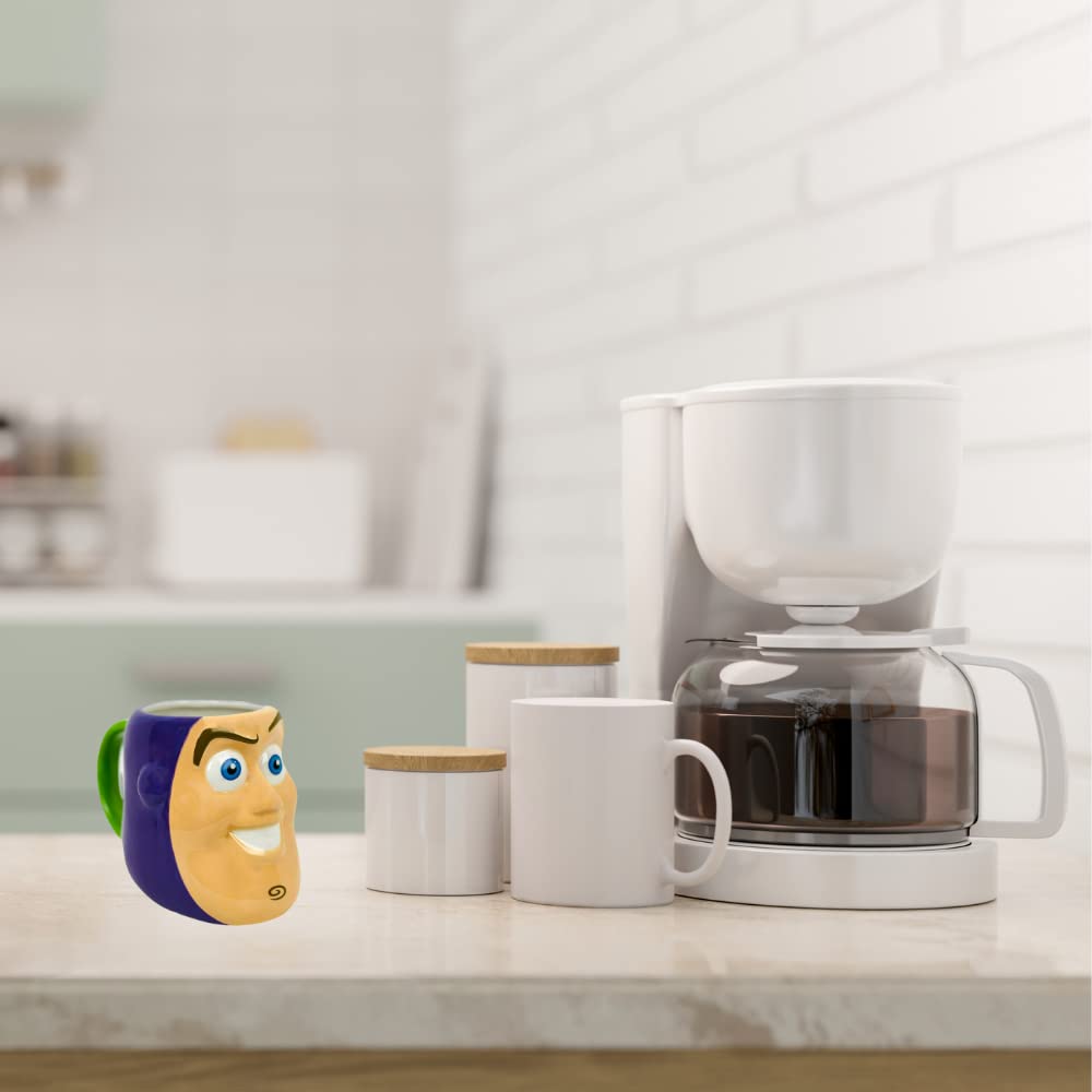 RALME Buzz Lightyear mug sturdy handle and balanced shape.