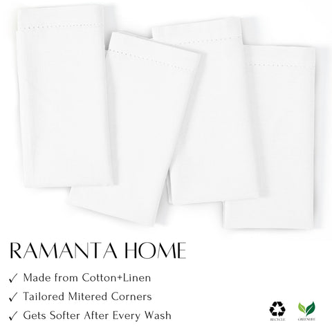 Ramanta Home care-friendly napkins stay plush after washing