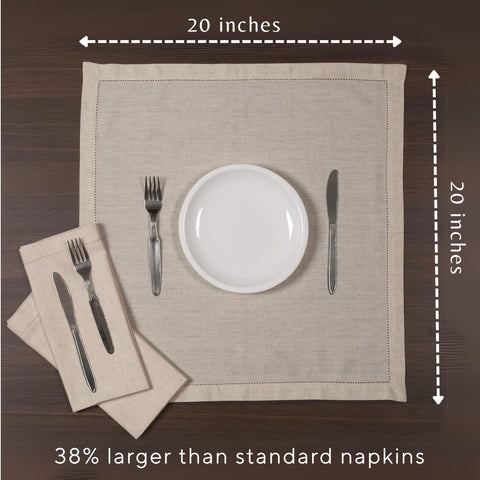 Ramanta Home napkins care setup notes machine washable durability.