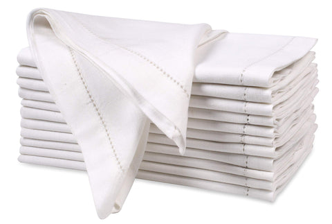 Ramanta Home napkins with hemstitched edges for elegant table decor