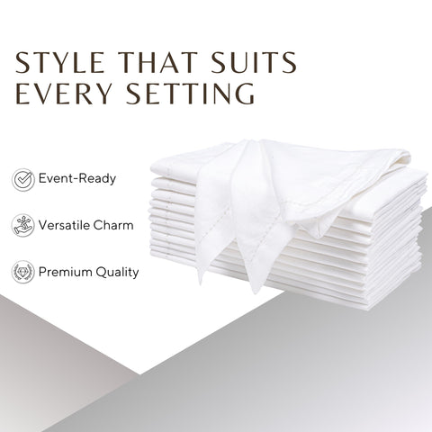 Ramanta Home machine-washable napkins simplify post-event cleanup