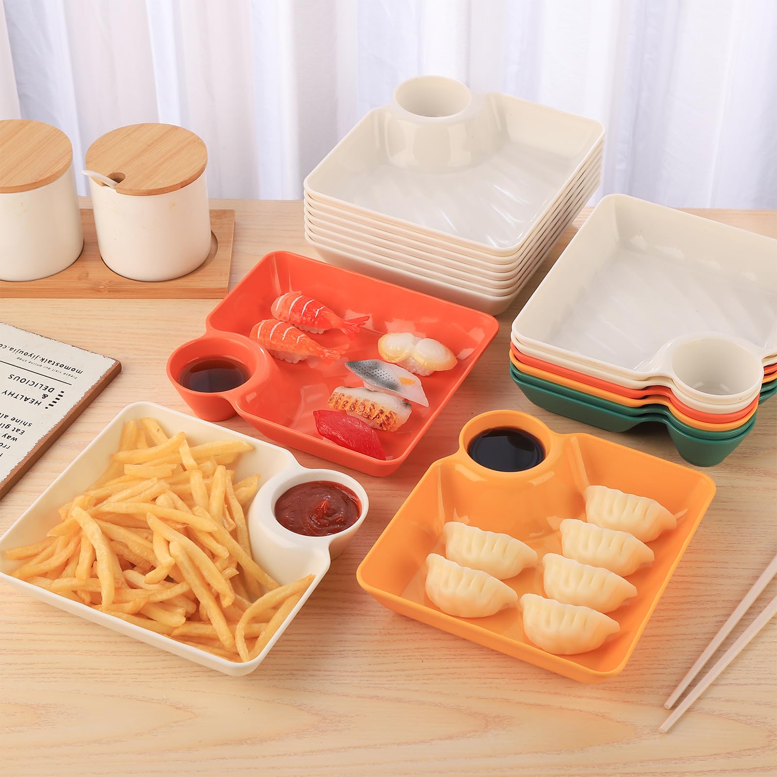 RAMFIYN kids and adults snack tray shown with durable plastic build.