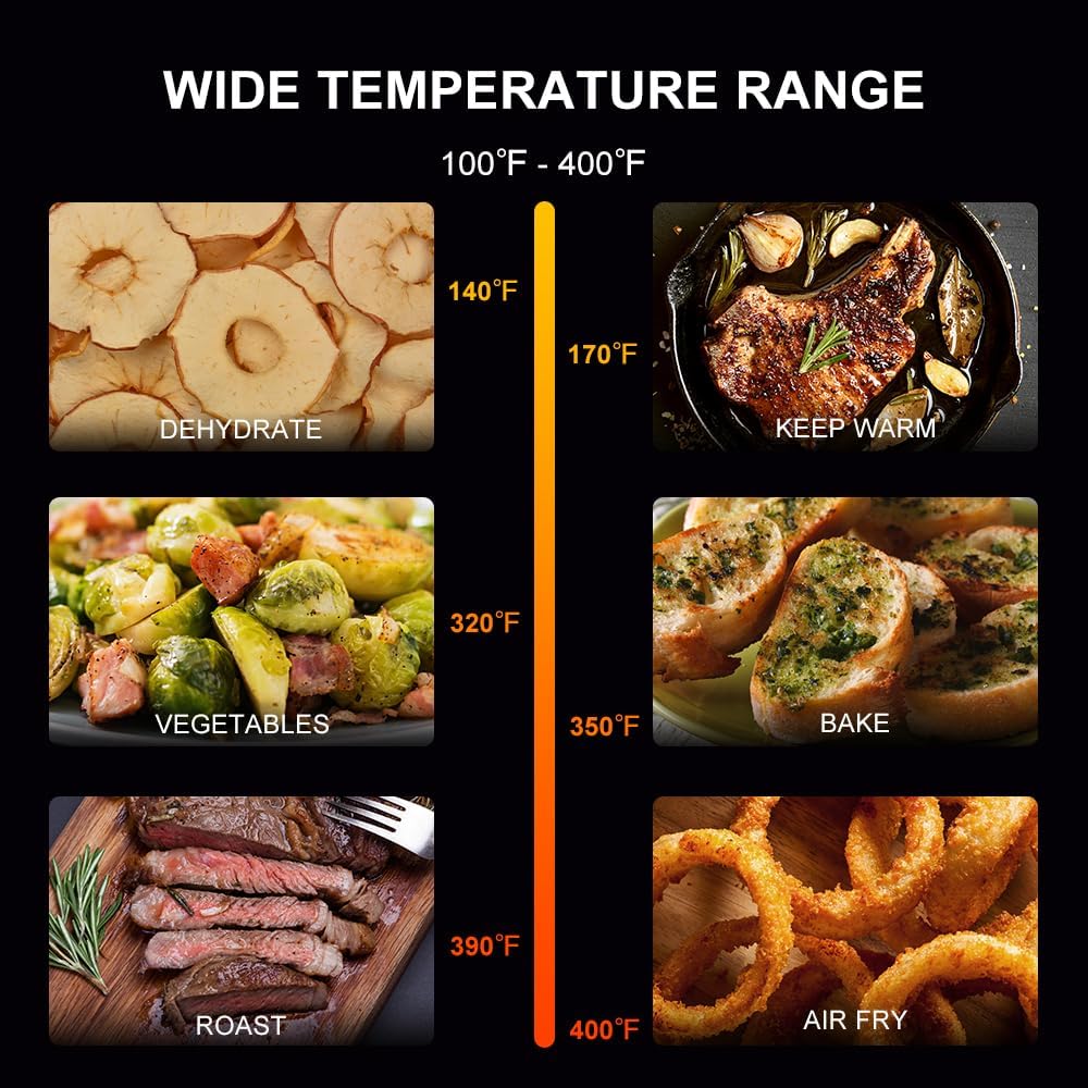 RAMJOY Air Fryer dishwasher-safe basket simplifies after-cook cleanup