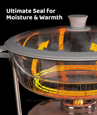 RAMVIC 5QT pan with Maifanite coating demonstrates durable heat retention.