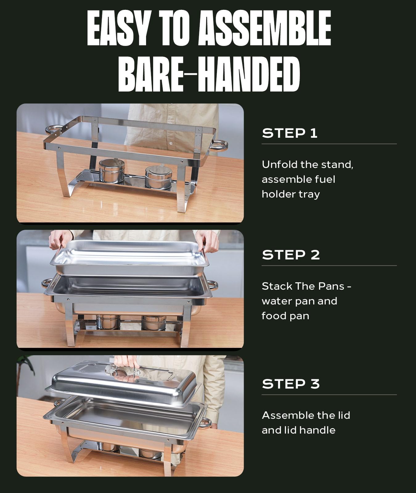 RAMVIC easy-setup two-pack keeps setup fast from box to table.