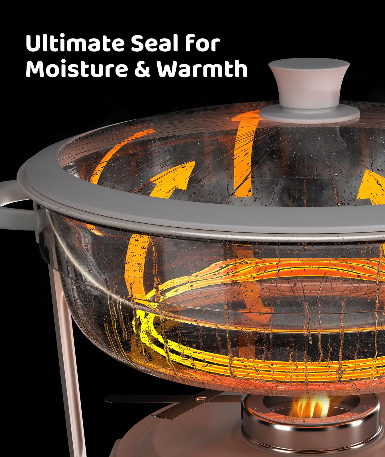 RAMVIC heat-retention Maifanite-pan helps keep dishes warm.