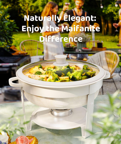 RAMVIC nature-inspired design adds elegant ambience to buffets.