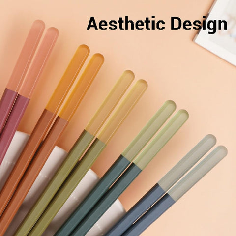 Random Mood chopsticks in ice fog pink with non-slip tips suitable for secure grabbing