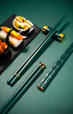Random Mood dishwasher-safe chopsticks simplify cleanup after family meals.