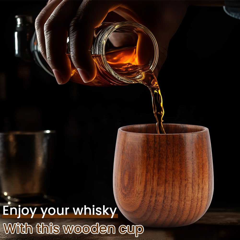 Ranjaner wooden teacup style suitable for coffee or tea rituals