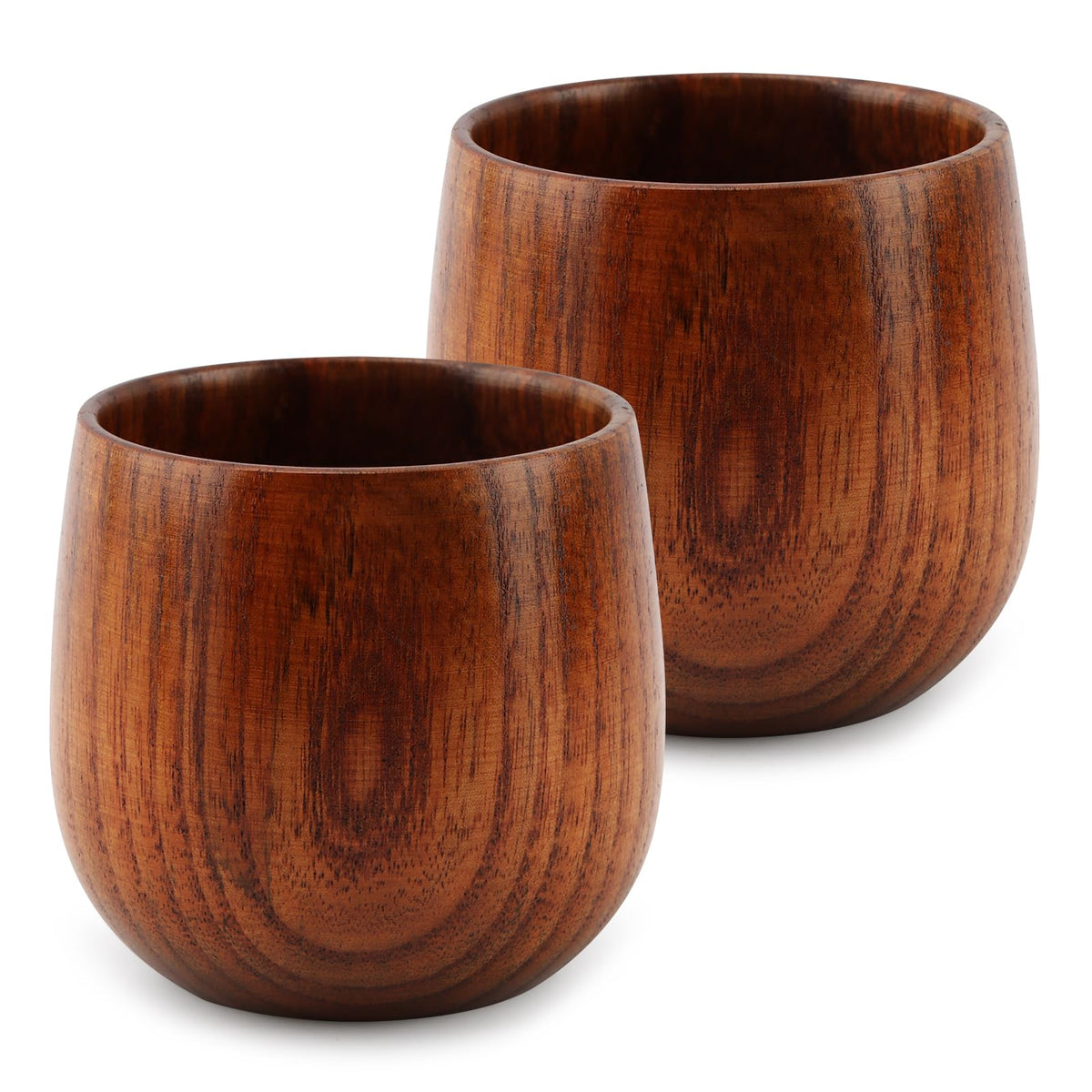 Ranjaner wooden whiskey glass close-up showing natural jujube wood grain for bourbon savoring