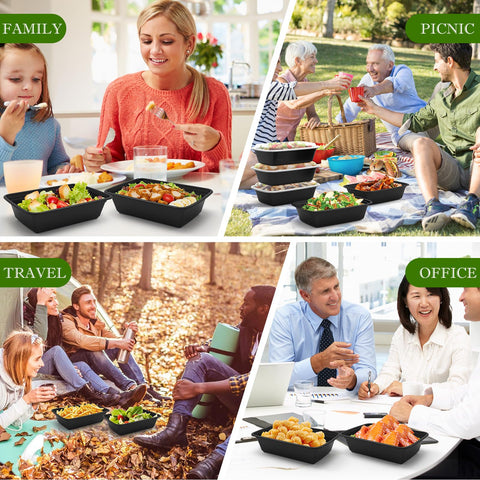 RANLITTLE 50-pack bundle is ideal for families, meal prep, or takeout